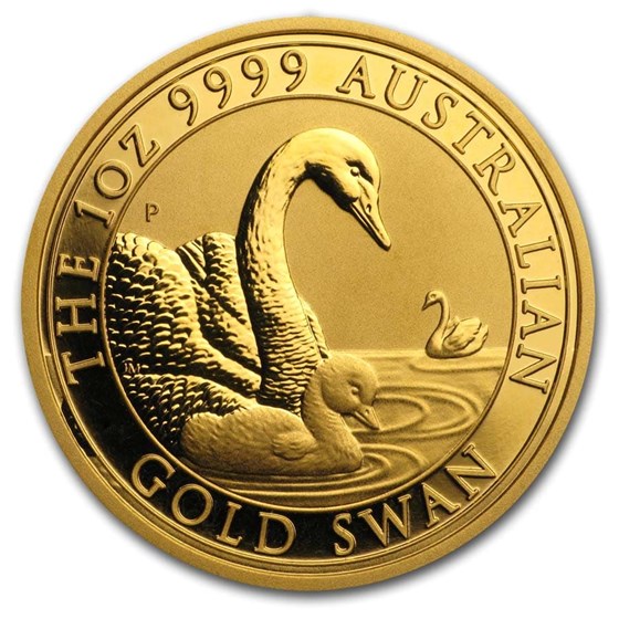 2019 Australia 1 oz Gold Swan BU 2019 Australia 1 oz Gold Swan BU